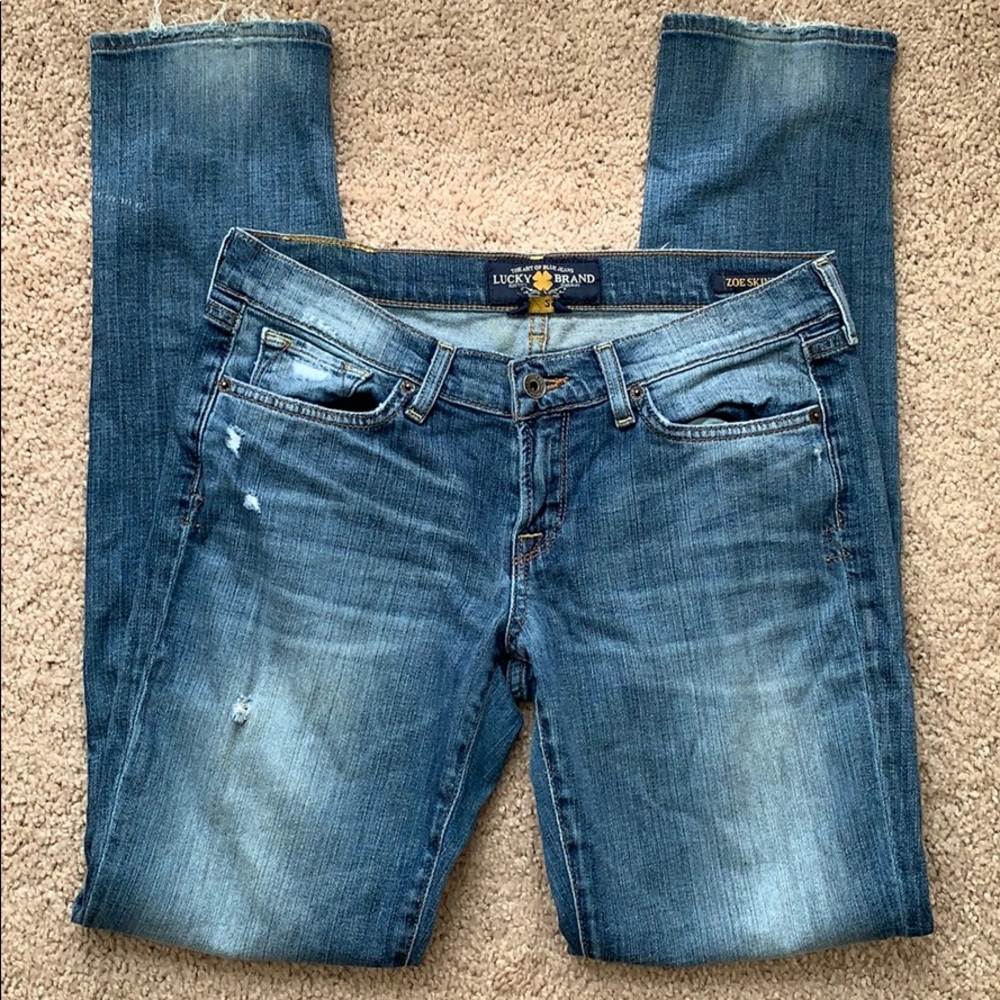 Womans Lucky Brand Jeans Zoe skinny 8/29